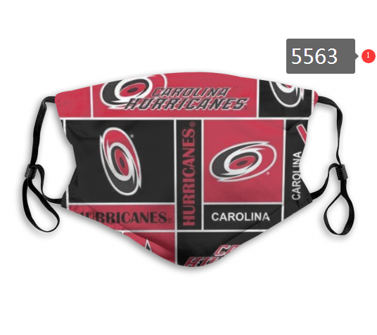 2020 NHL Carolina Hurricanes Dust mask with filter->mlb dust mask->Sports Accessory